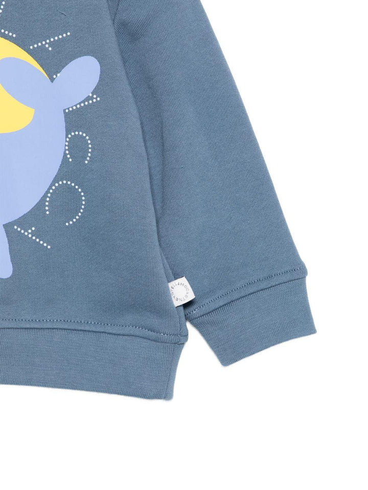 Felpa blu per neonato TY4570Z3409 61B Stella McCartney Kids 