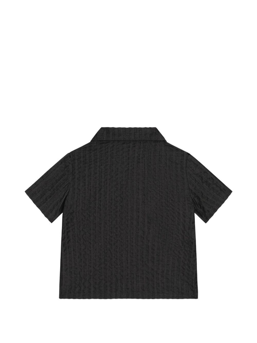 Camicia blu per neonato L14S78LDD54 S9000 Dolce & Gabbana Kids 