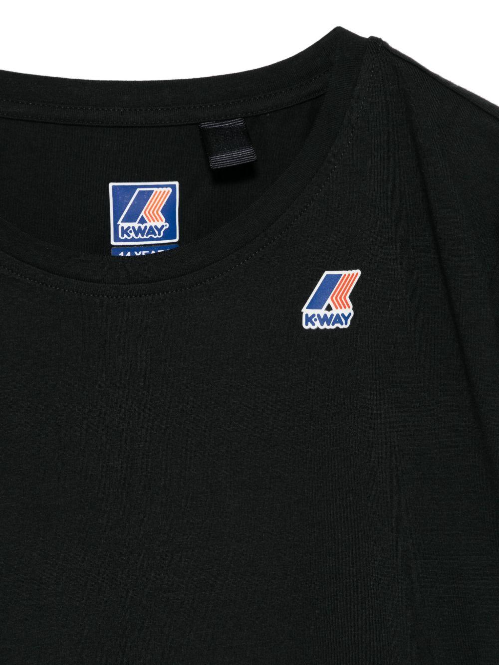 T-shirt nera per bambino
