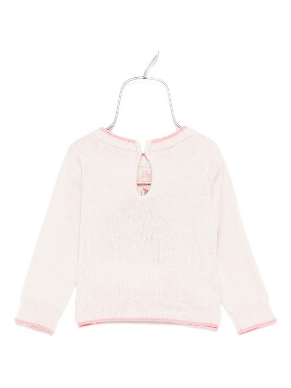 Maglione beige per neonata 39F6086091 0290 Monnalisa Kids 