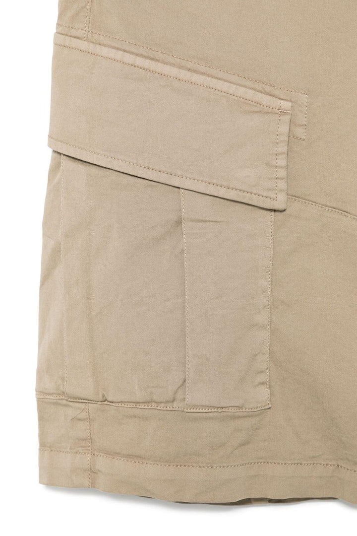 Almond beige bermuda shorts for kids