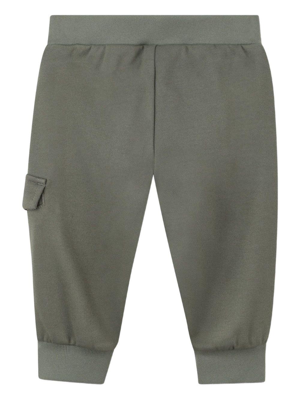 Pantalone verde per neonato J52436 09B Boss Kids 