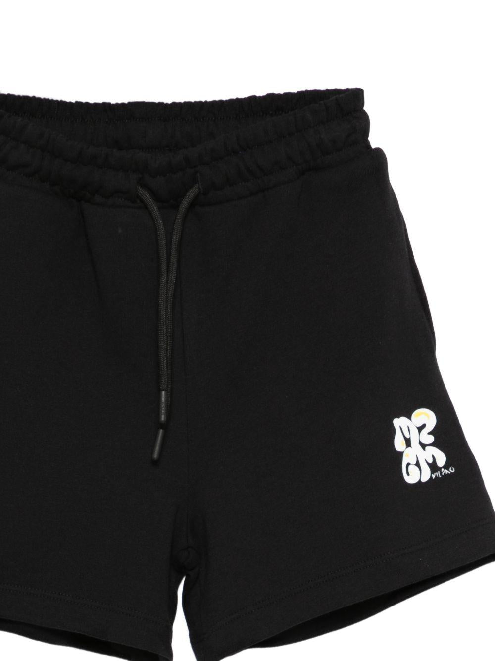 Bermuda nera per bambino S6MSJBBE249 110 Msgm Kids 