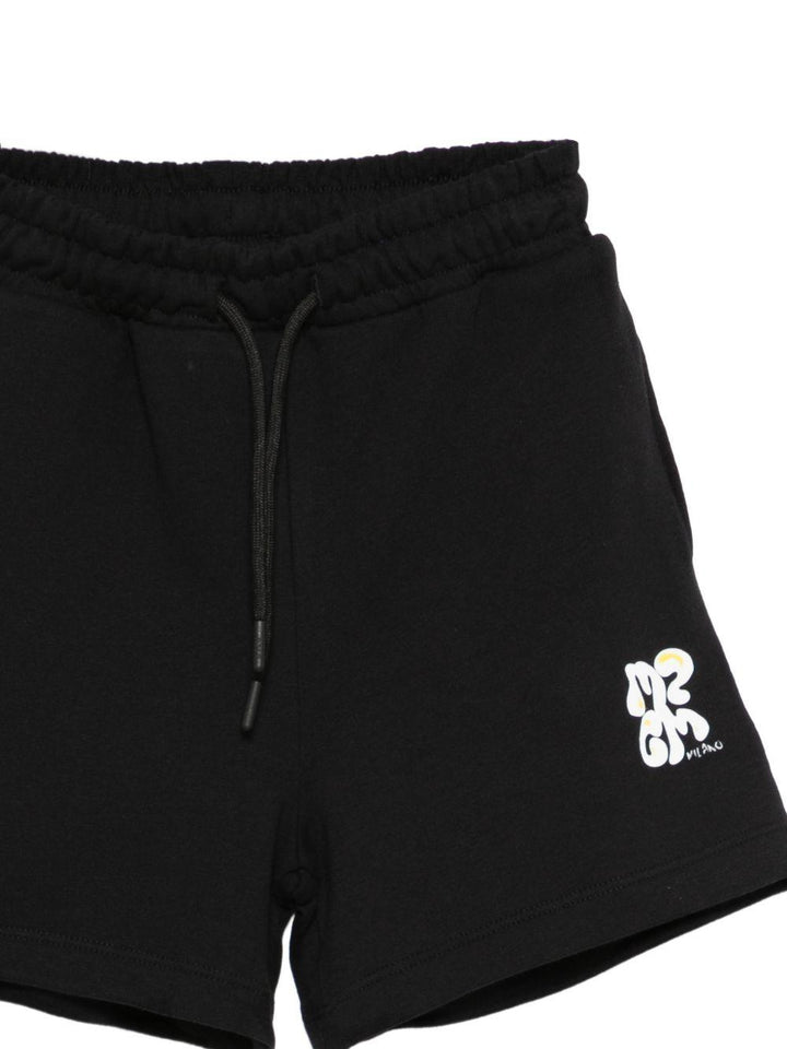 Bermuda nera per bambino S6MSJBBE249 110 Msgm Kids 
