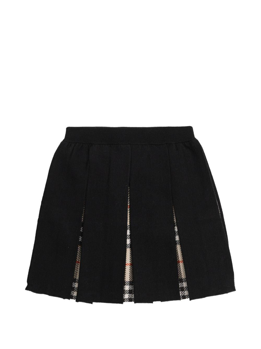 Gonna nera per bambina 8130515 A1189 Burberry Kids 