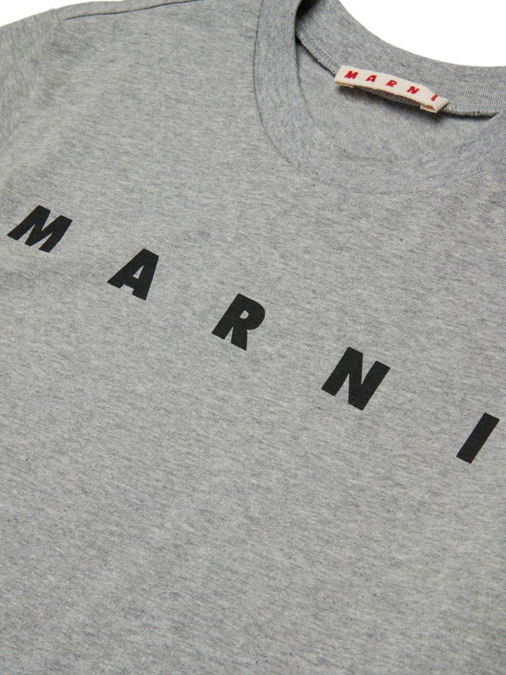 T-shirt grigia per bambino M002MVM00RF 0M923 Marni Kids 