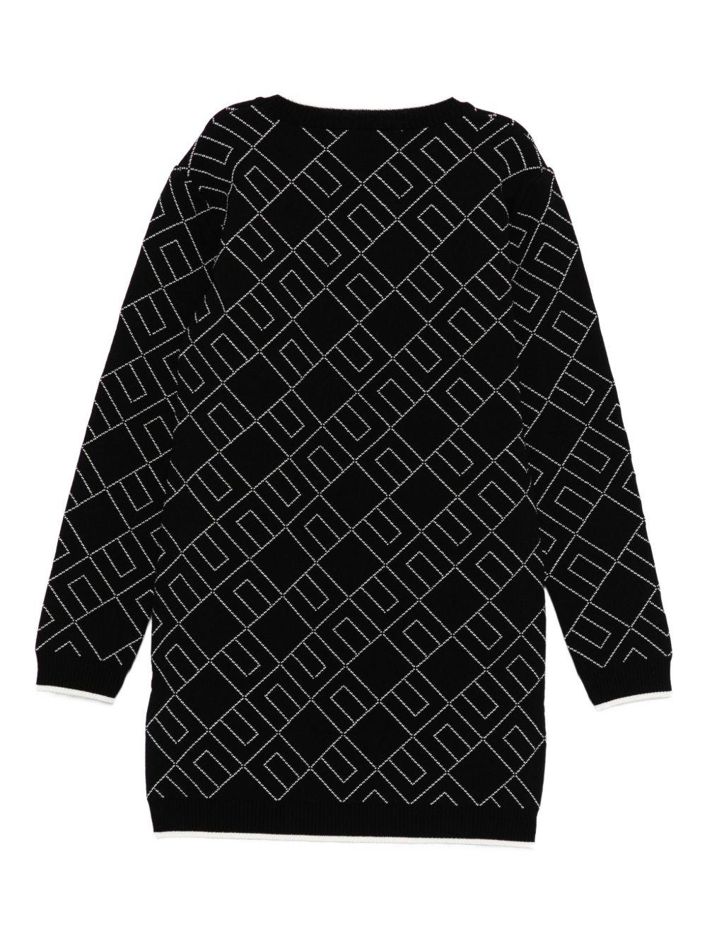 Abito nero per bambina EFAB637CFL229 D748 Elisabetta Franchi Kids 