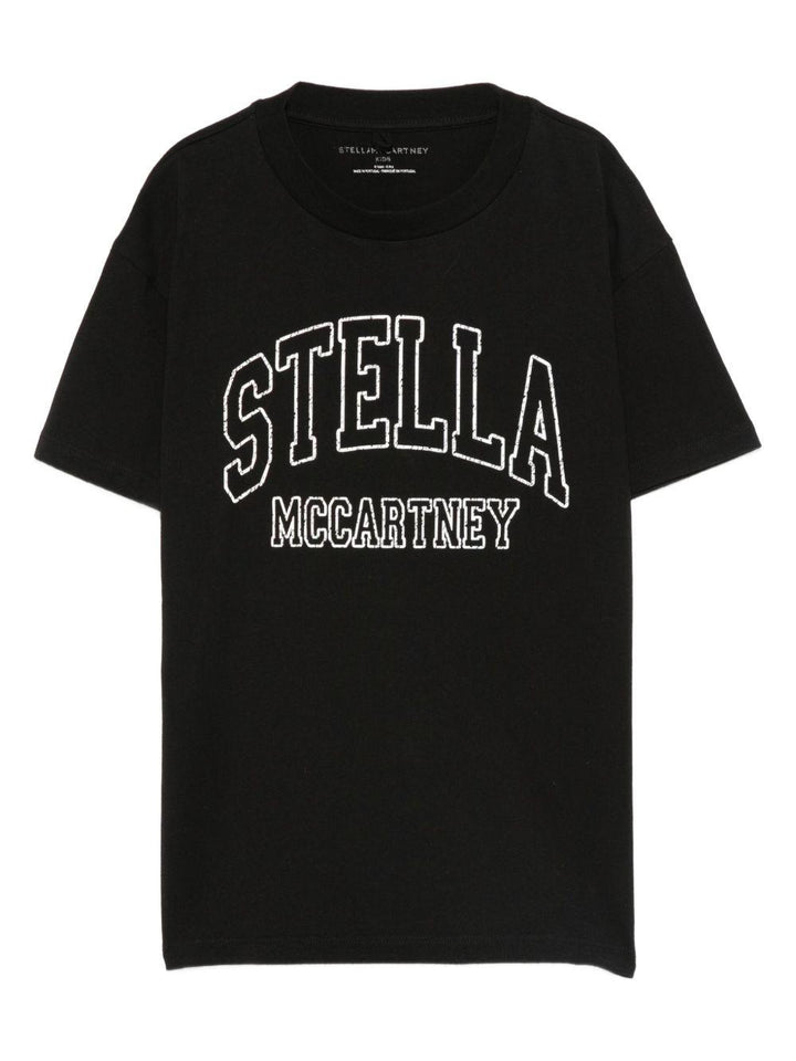 T-shirt nero per bambino TX8C31Z0434 961 Stella McCartney Kids 
