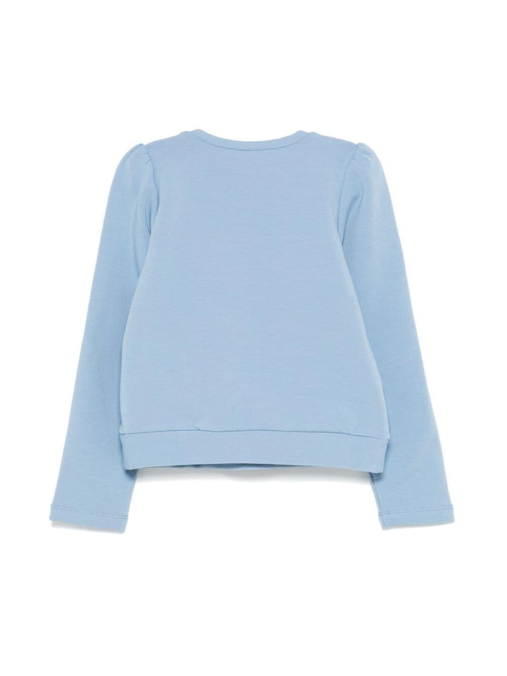 Cornflower blue sweatshirt for girls
