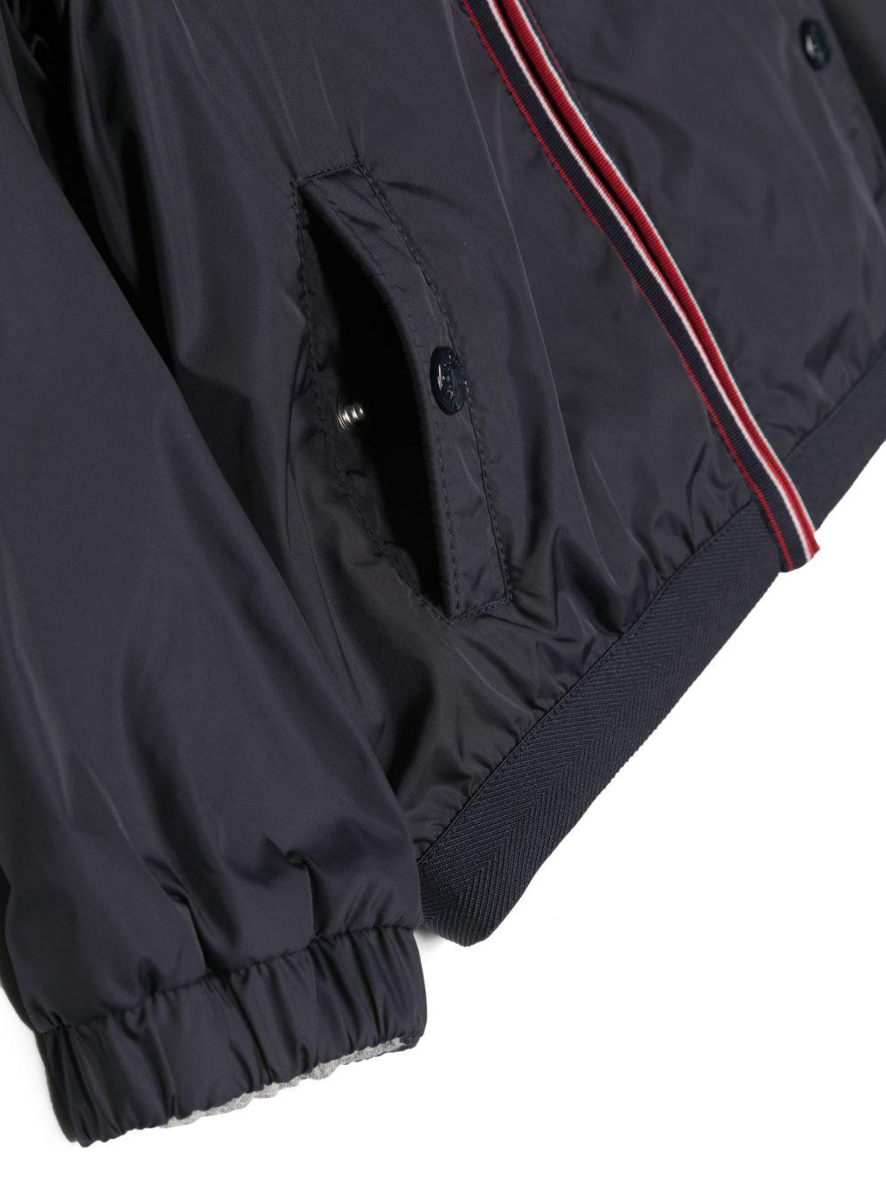 Giubbotto blu scuro per neonato 9511A0002253A5E 742 Moncler Kids 