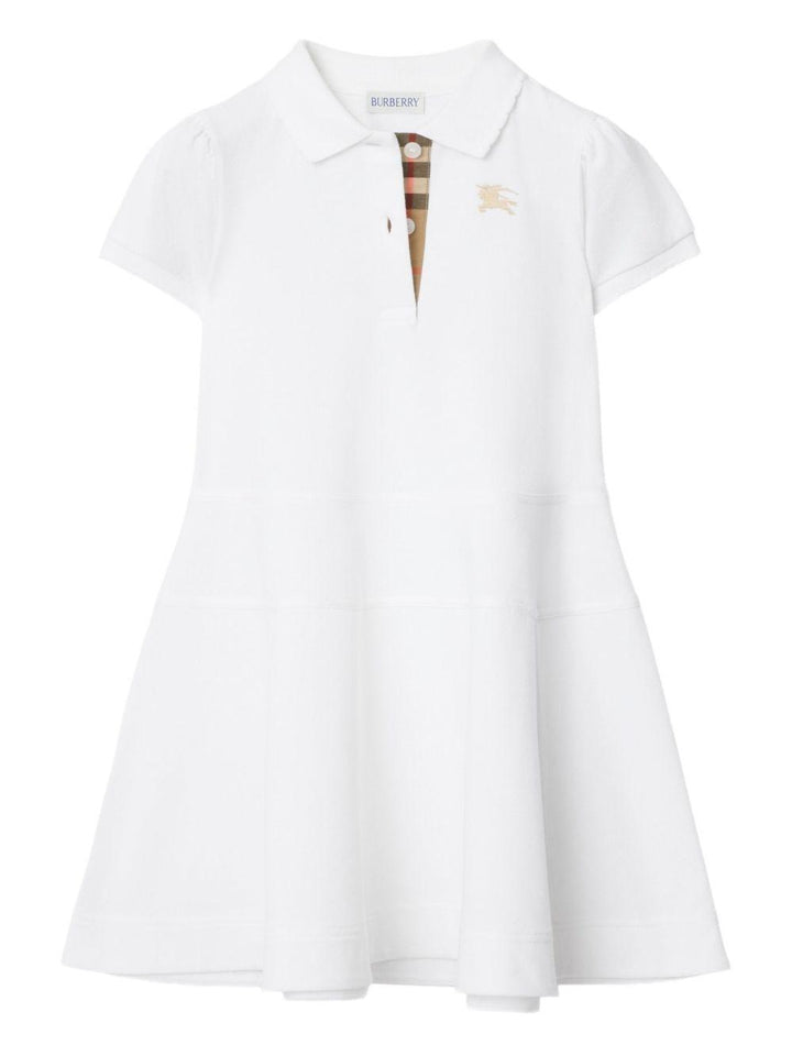 Abito bianco per bambina 8117428 A1464 Burberry Kids 