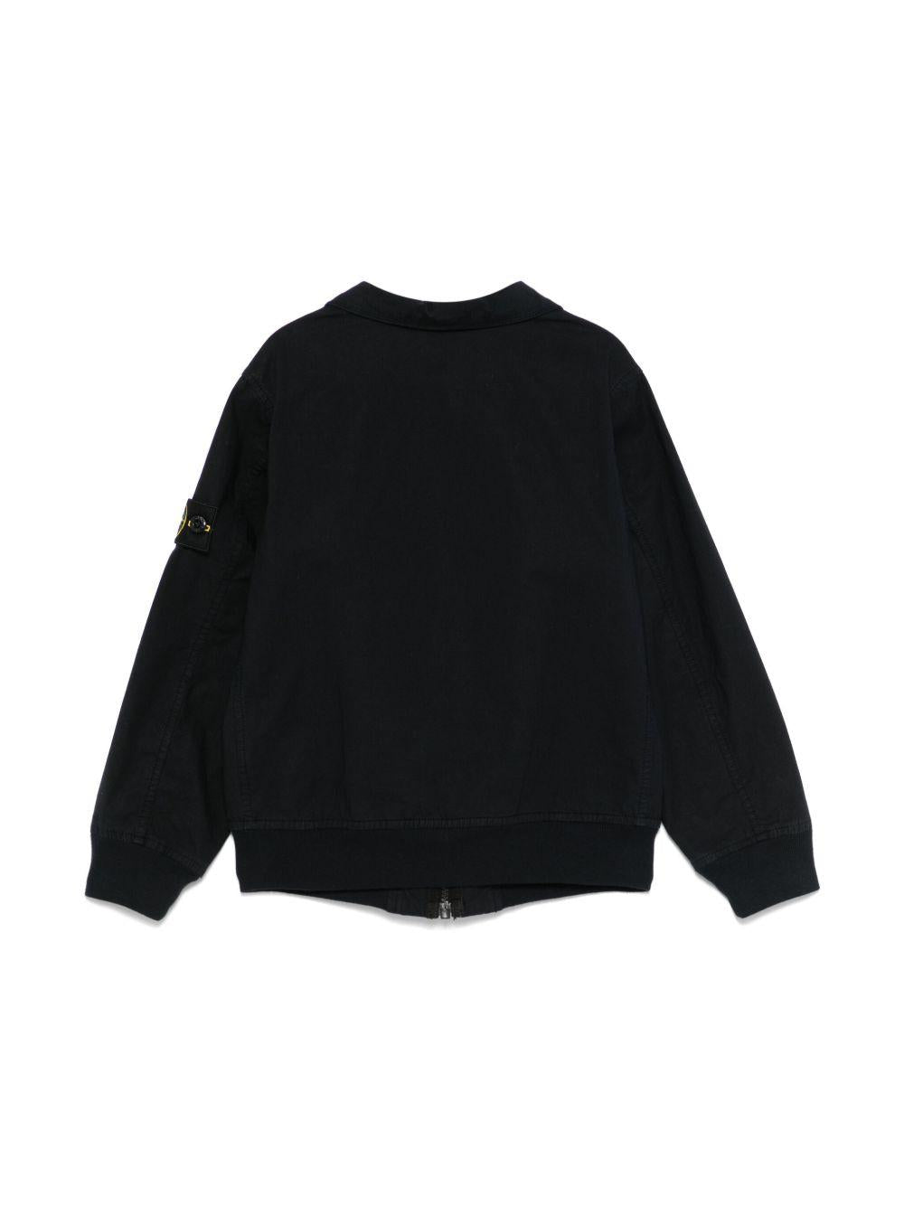 Giubbotto blu notte per bambino 64100004S0001 V0020 Stone Island Kids 