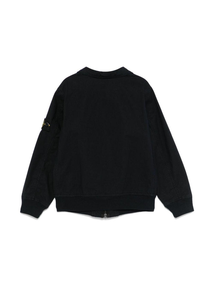 Giubbotto blu notte per bambino 64100004S0001 V0020 Stone Island Kids 