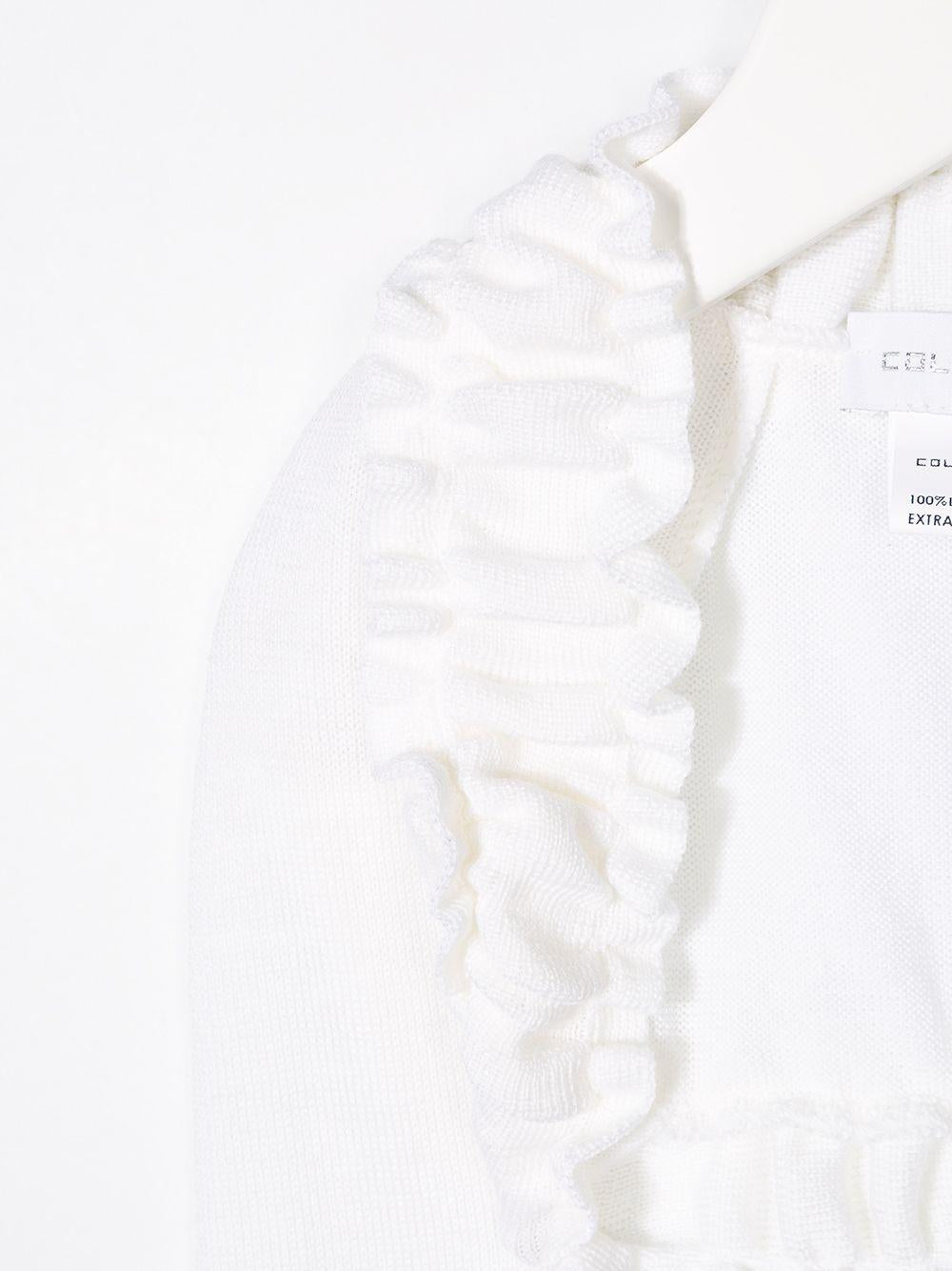 Cardigan bianco per neonata