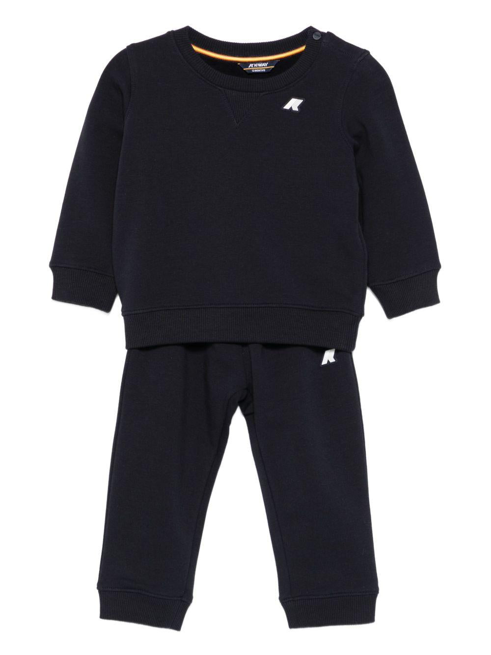 Completo blu scuro per neonato K41384W K89 K-Way Kids 