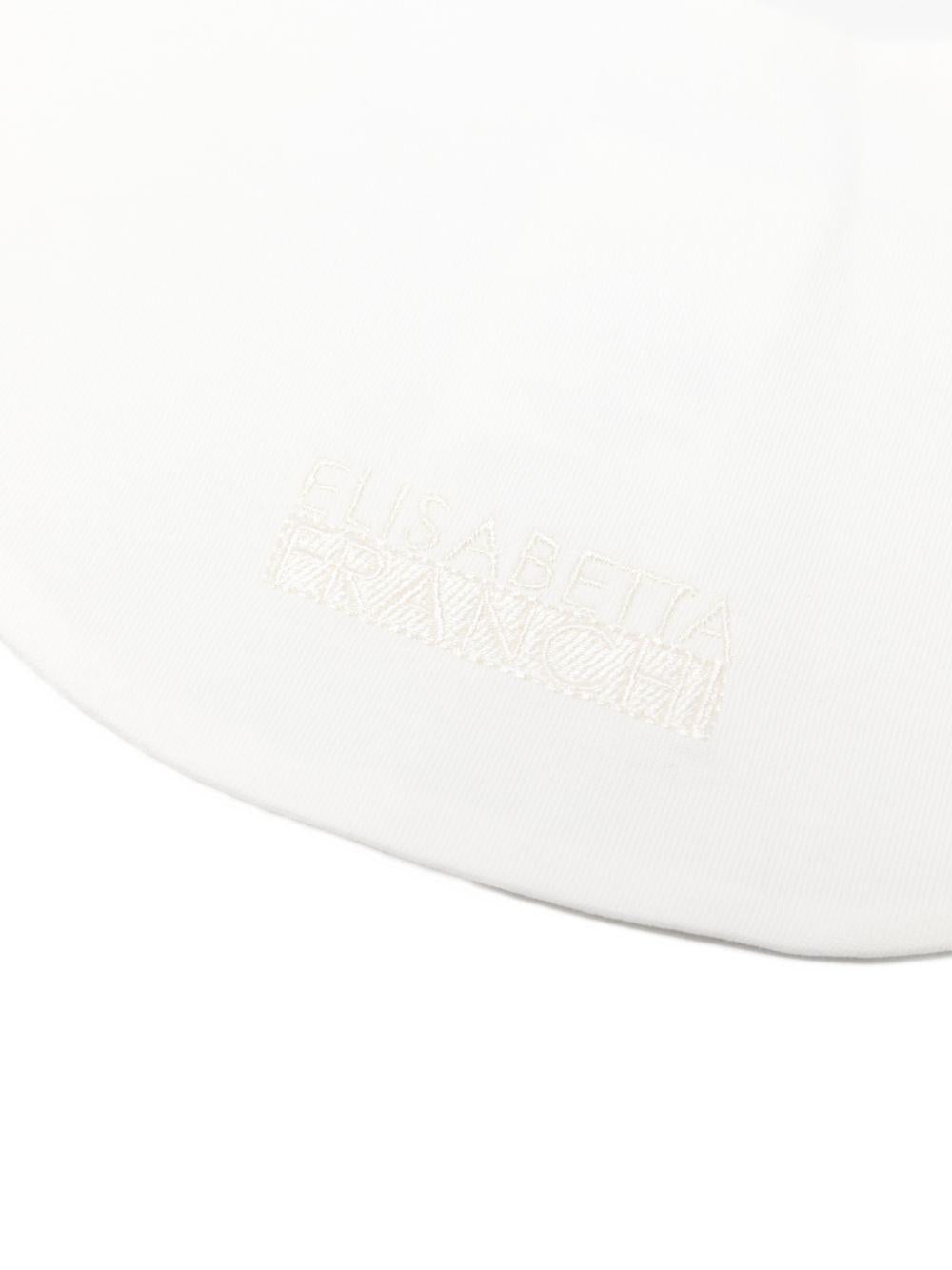 Bavetta bianca per neonata ENBA0670JF054 0004 Elisabetta Franchi Kids 