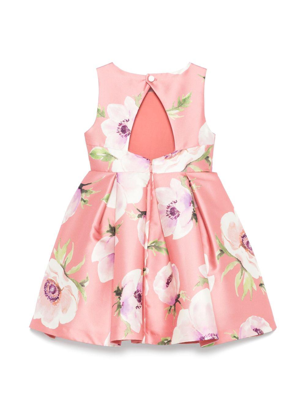 Abito rosa pesca per bambina