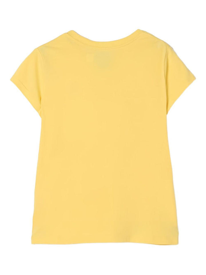 T-shirt gialla per bambina 313833549 082 Ralph Lauren Kids 