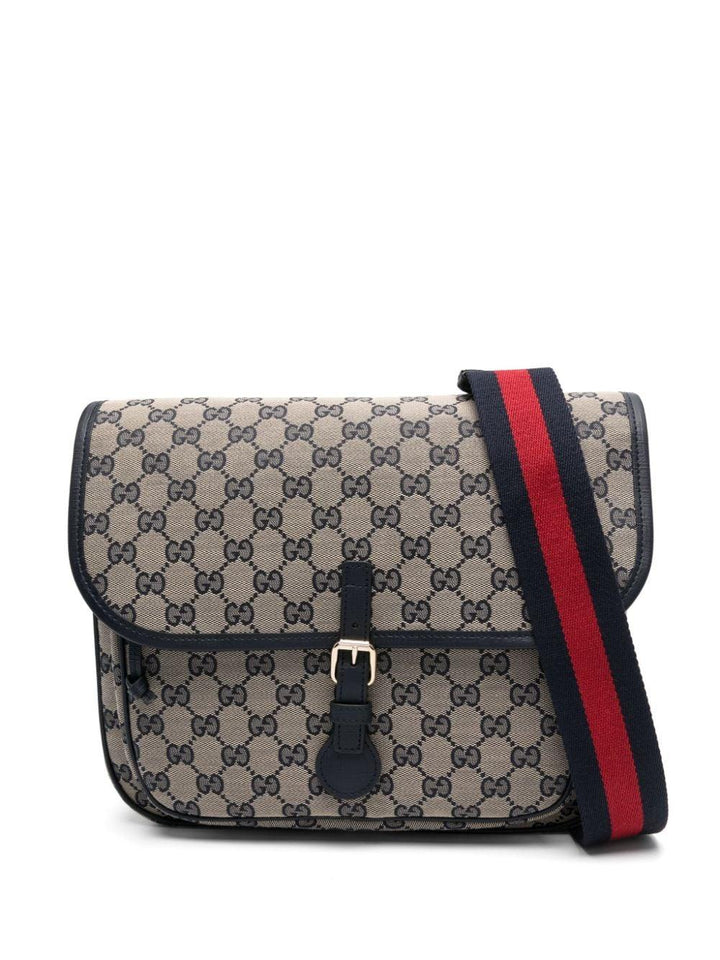 Borsa beige/blu navy per bambina