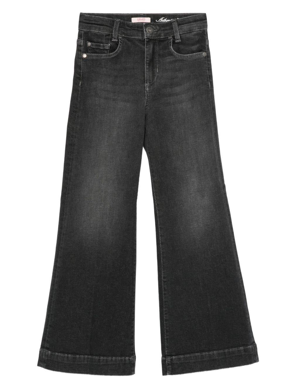 Jeans nero per bambina GF5121DS615 87031 Liu Jo 