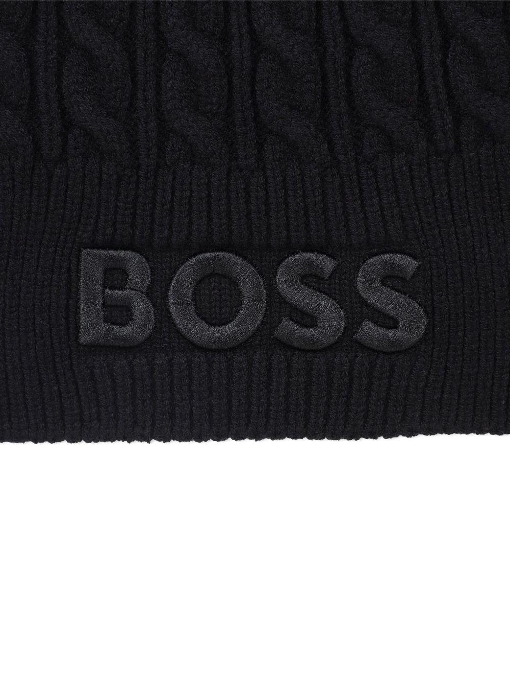 Sciarpa nera per bambino J52634 09B Boss Kids 