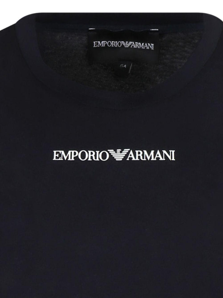 T-shirt blu navy/bianco per bambino EB000421AF15013 MB005 Emporio Armani Kids 