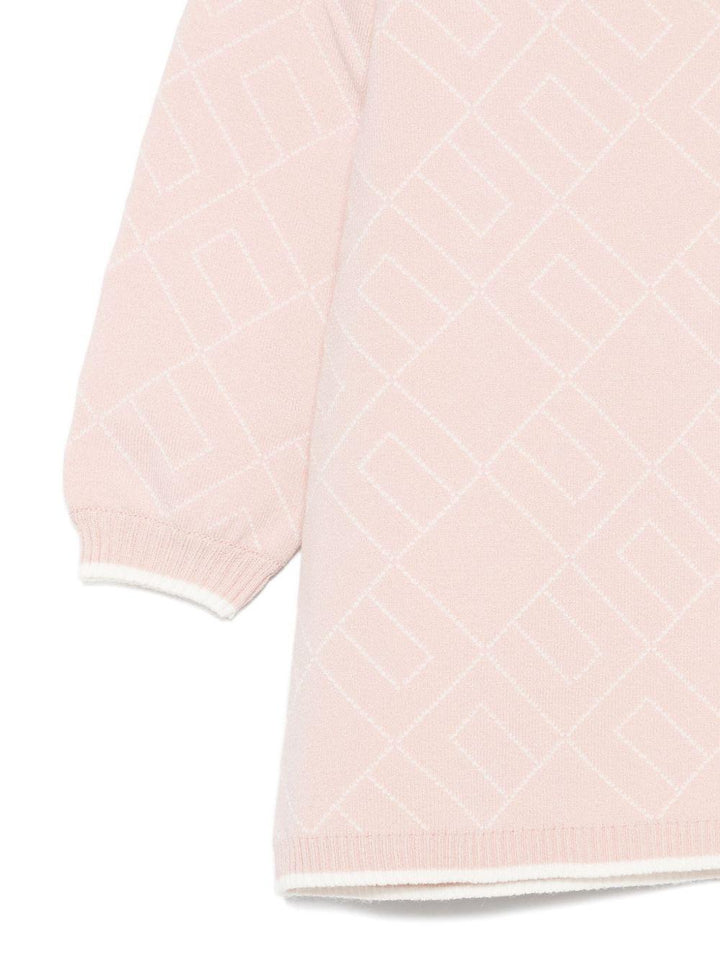 Abito rosa chiaro per neonata ENAB067CFL229 D770 Elisabetta Franchi Kids 