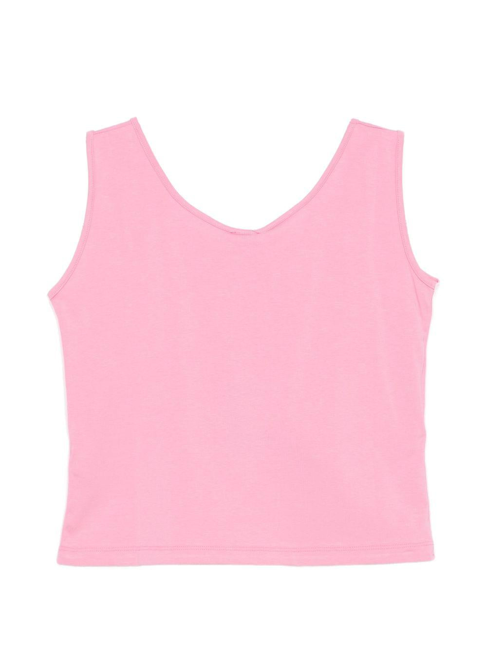 T-shirt rosa per bambina C1GJQG556J336 525P Gcds Kids 