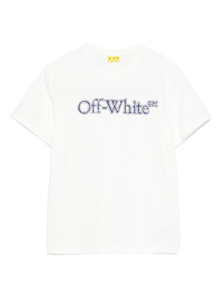 T-shirt bianco per bambino OBAA002F25JER001 0145 Off White Kids 