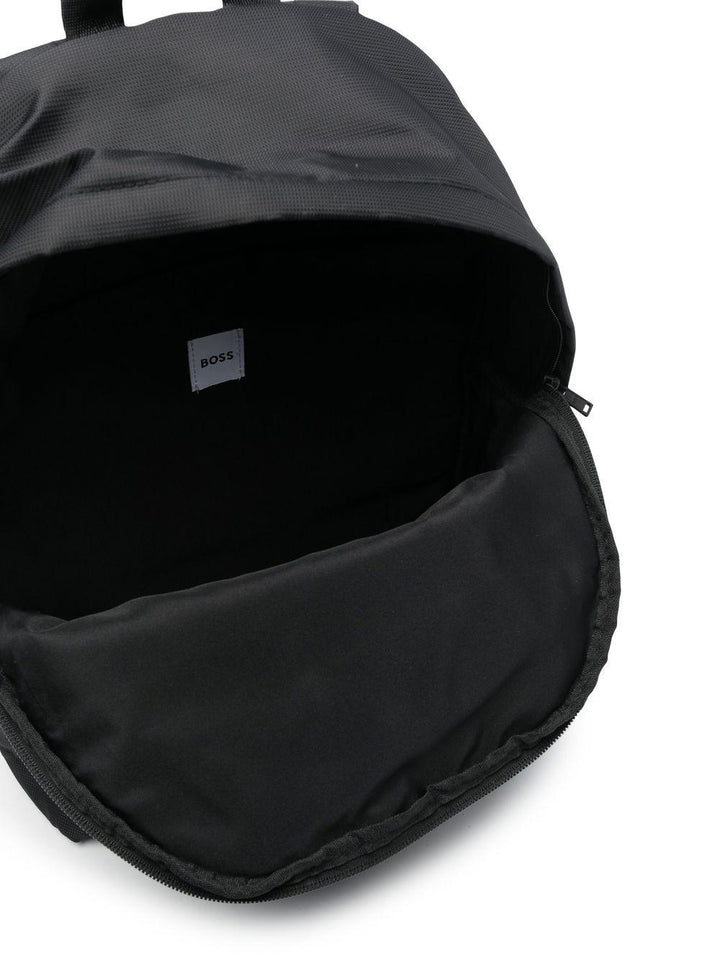 Zaino nero per bambini con logo