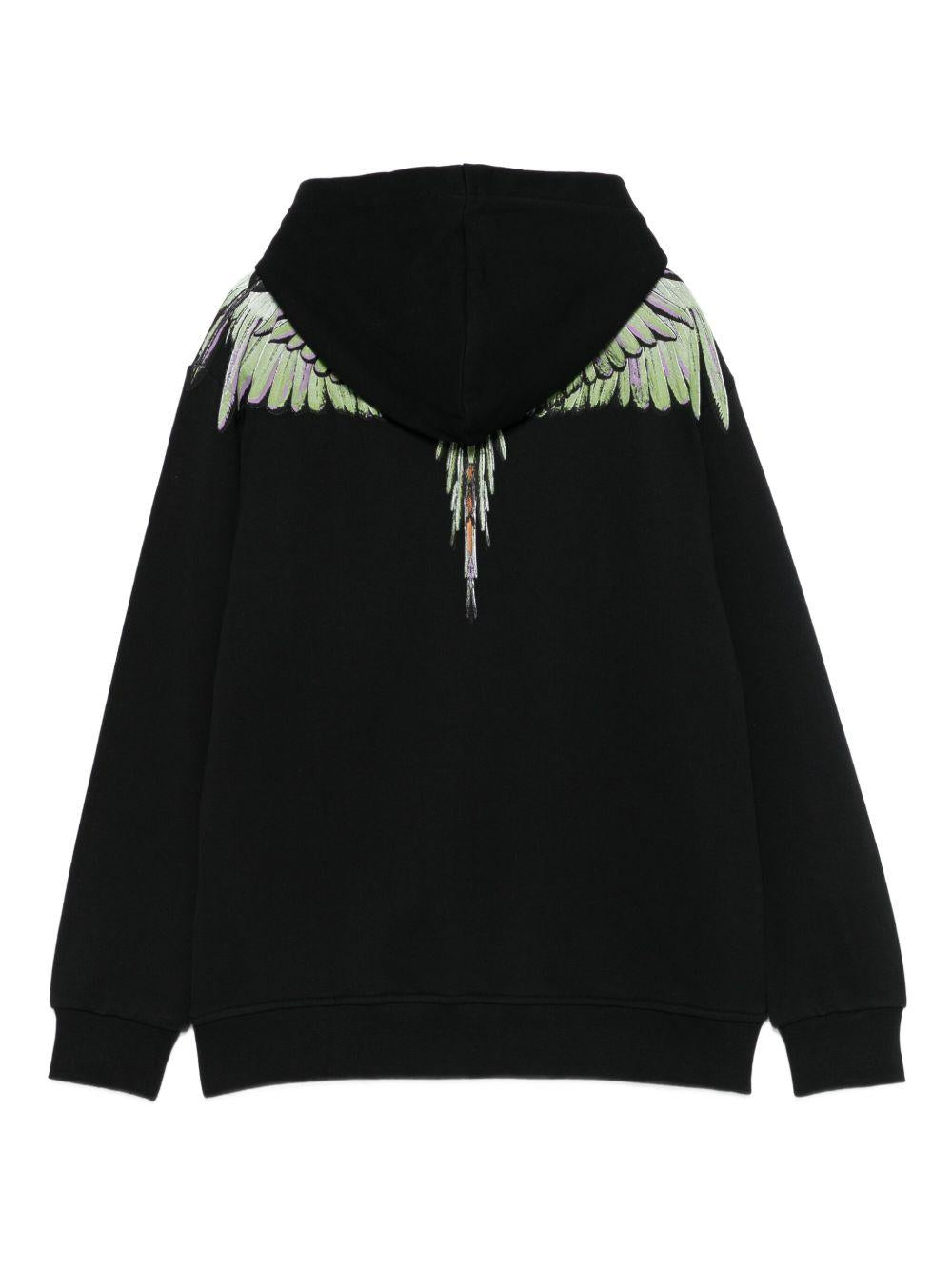 Felpa nera per bambino F5CMJBHS060 110 Marcelo Burlon Kids 