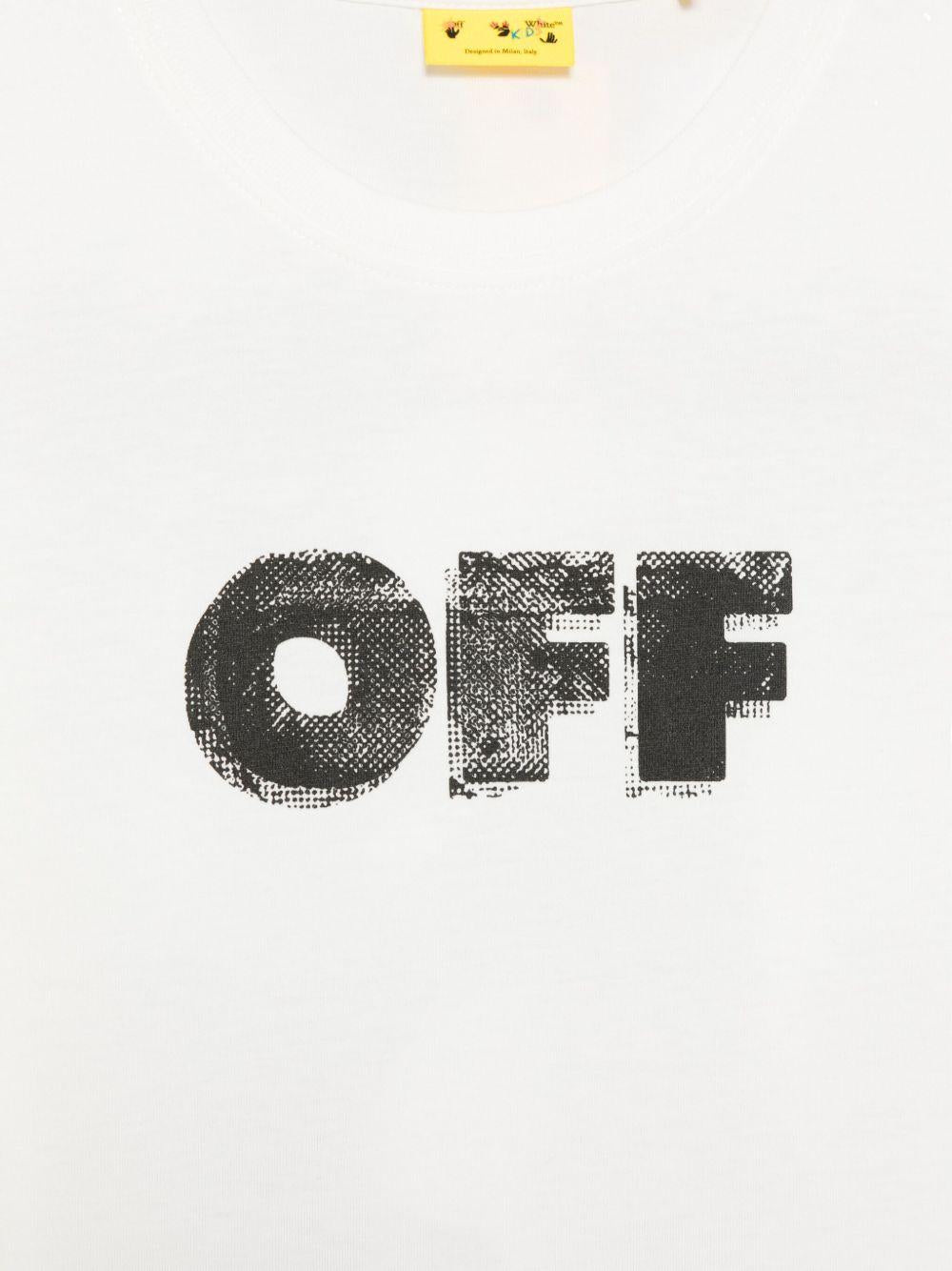 T-shirt bianco per bambino OBAA002F25JER003 0110 Off White Kids 