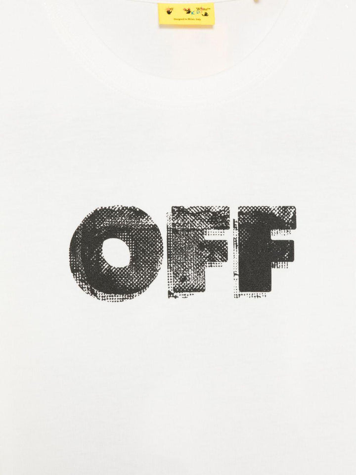T-shirt bianco per bambino OBAA002F25JER003 0110 Off White Kids 