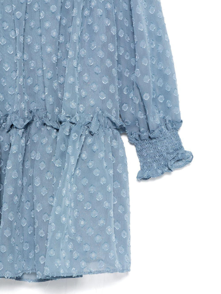 Abito blu ceruelo per bambina