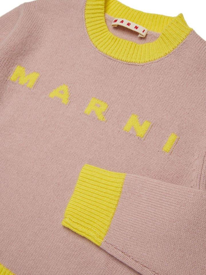 Maglione rosa per bambina M00993M00ML 0M350 Marni Kids 