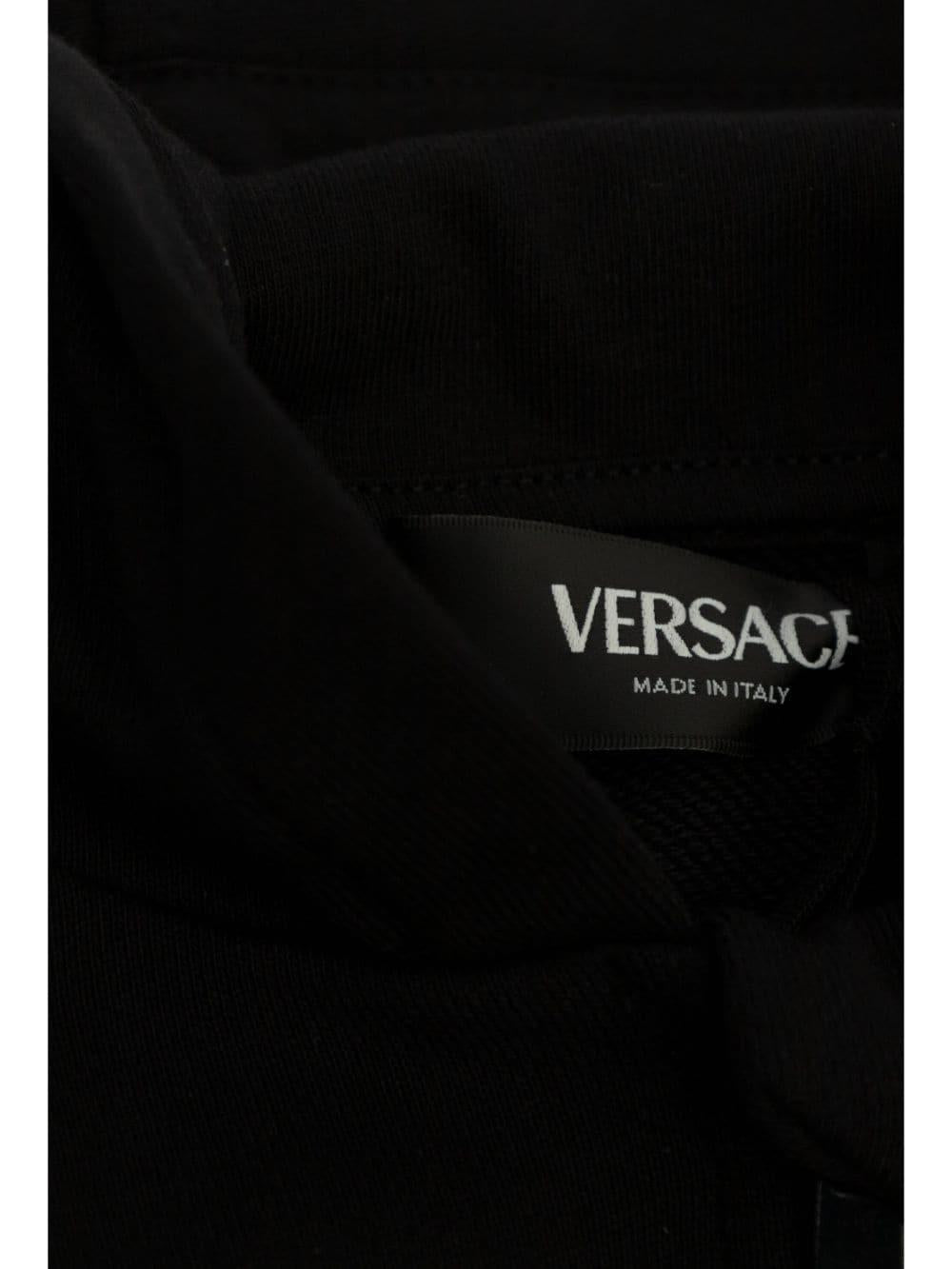 Black cotton sweatshirt for boys