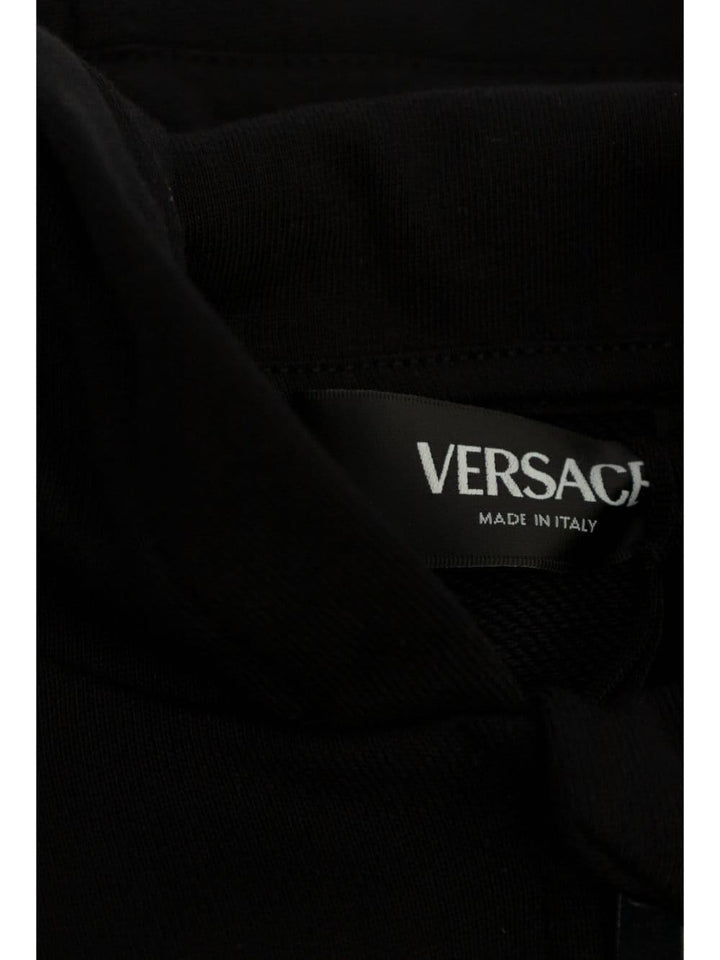 Black cotton sweatshirt for boys