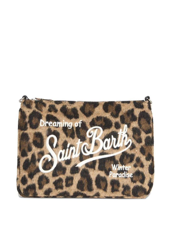 Borsa leopardata marrone per bambina PAR0025 00223I MC2 Saint Barth Kids 
