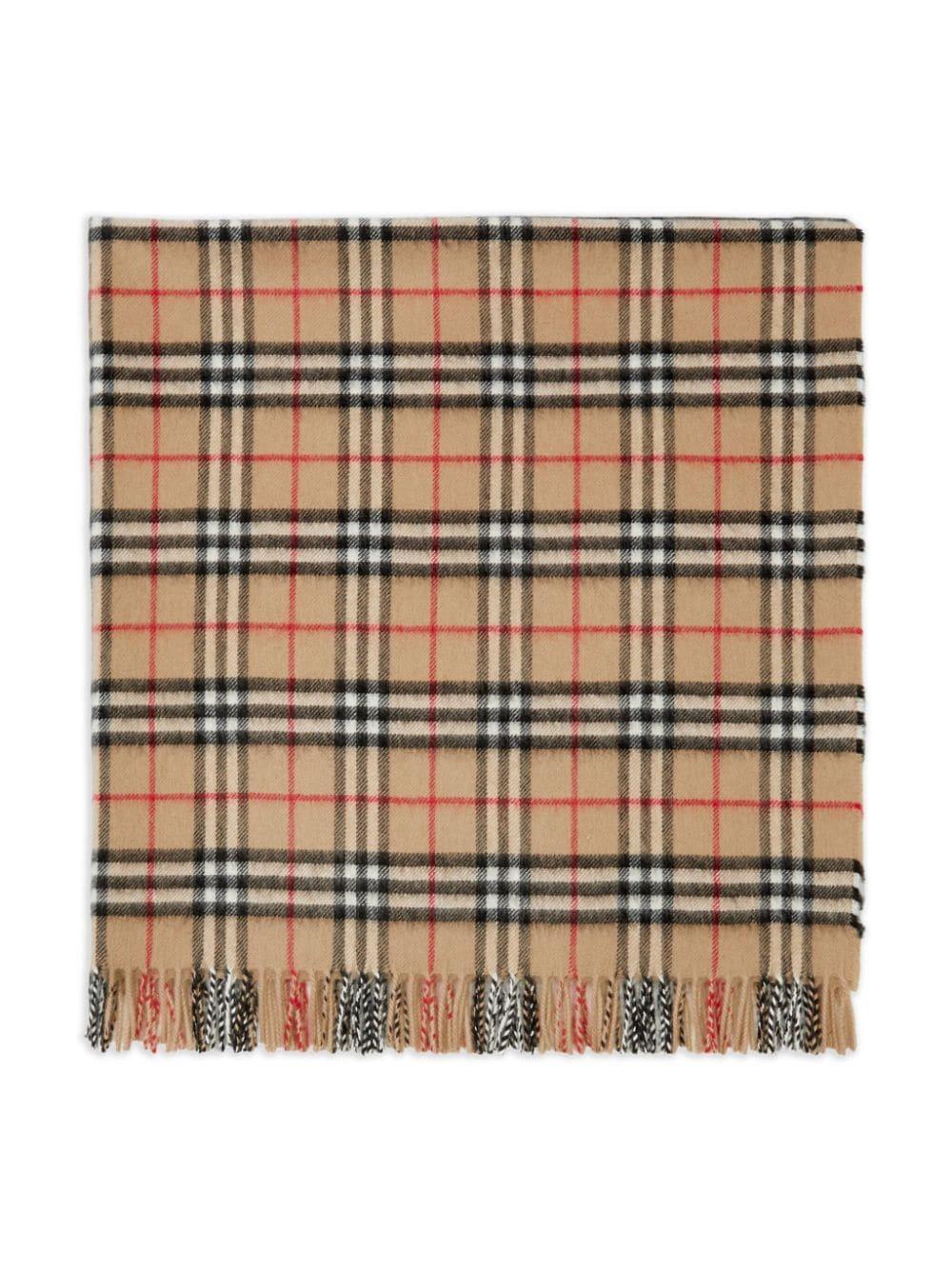 Coperta archive beige per neonato 8070500 A7026 Burberry Kids 