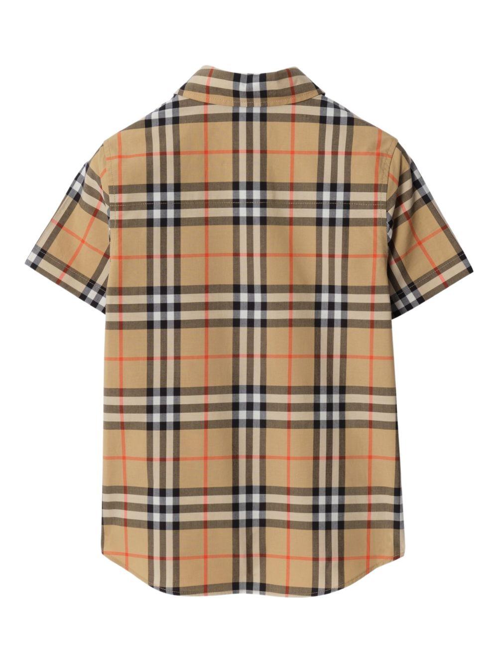 Camicia beige per bambino 8117145 B9368 Burberry Kids 