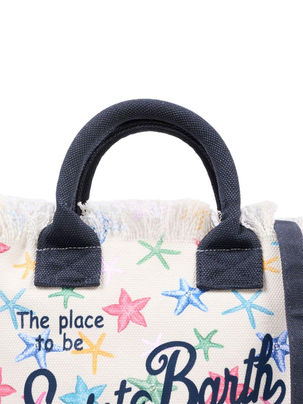 Borsa bianca/multicolor per bambina COL0001 00578L MC2 Saint Barth Kids 