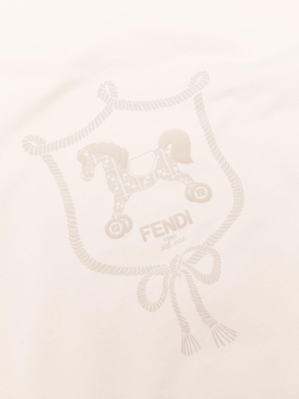 Coperta rosa chiaro per neonata BUJ3288RA F19J5 Fendi Kids 