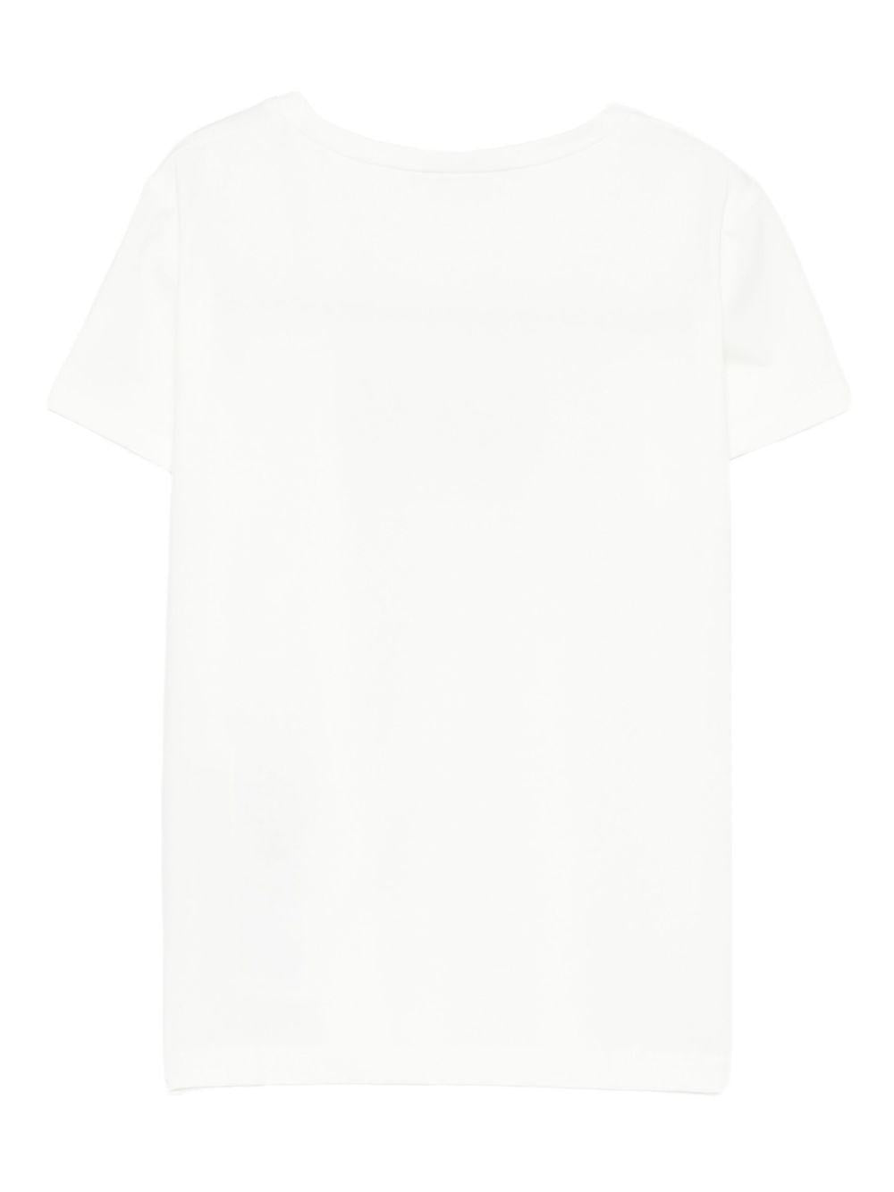 T-shirt bianca per bambina GF5010J0088 10602 Liu Jo 