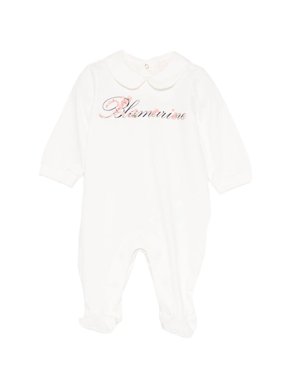 Tutina crema per neonata BNTU0190JF031 0233 Miss Blumarine 