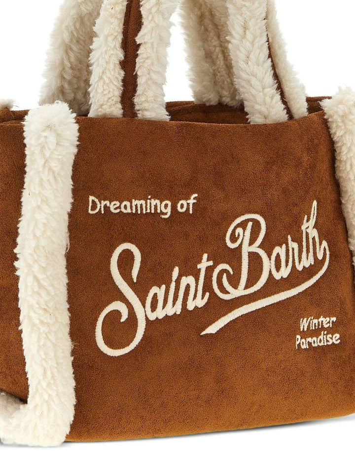 Borsa marrone per bambina VAMI020 00486I MC2 Saint Barth Kids 