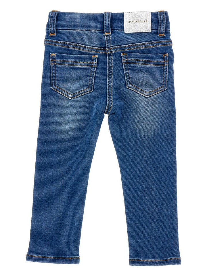 Jeans blu per neonata