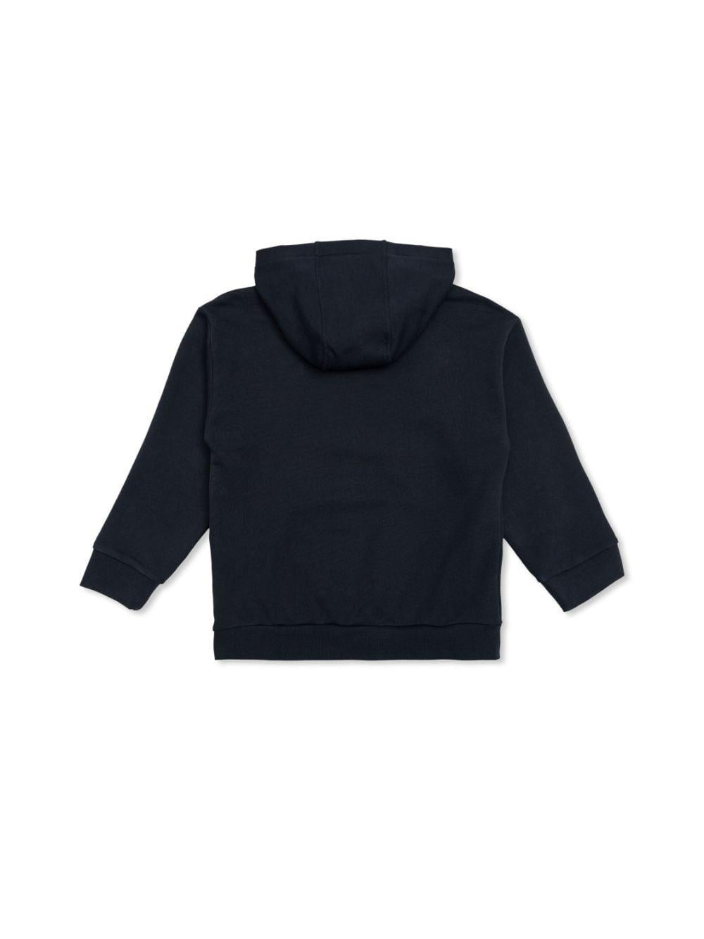 Felpa per bambino in cotone blu