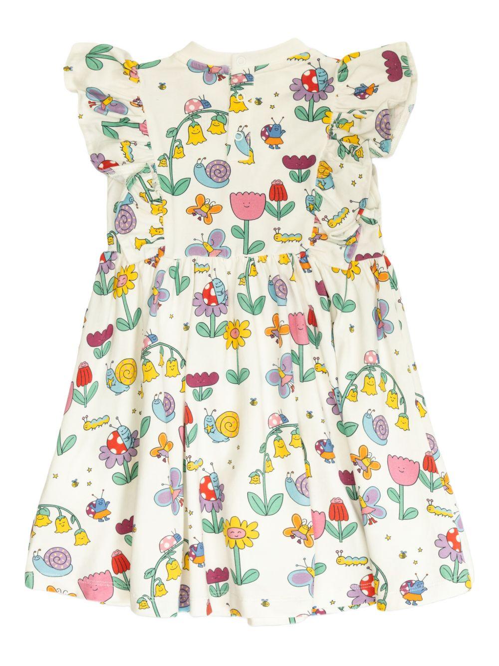 Abito bianco per neonata TY1011Z3574 101MC Stella McCartney Kids 
