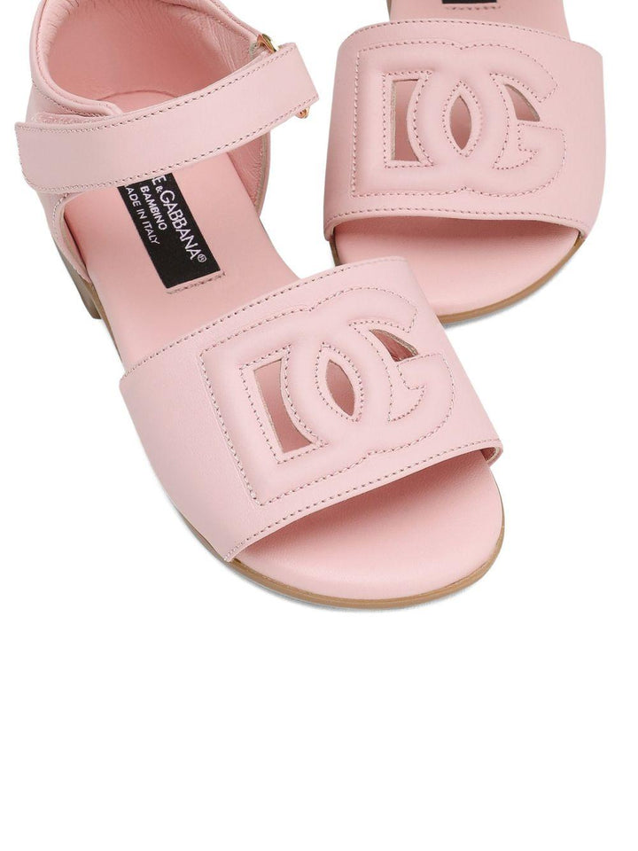 Sandali rosa chiaro per bambina D20102A1735 80400 Dolce & Gabbana Kids 