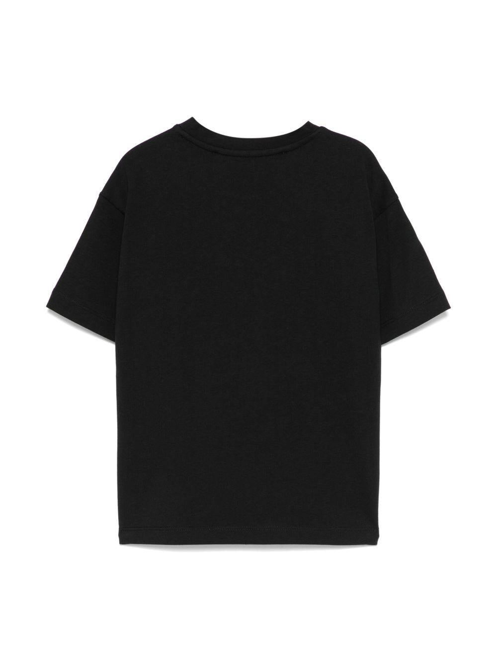 T-shirt nera per bambina